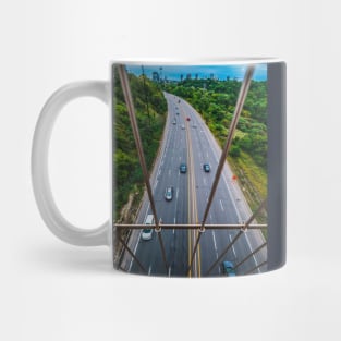 Don Valley Parkway on a Cloudy Day. Landscape Photograph Mug